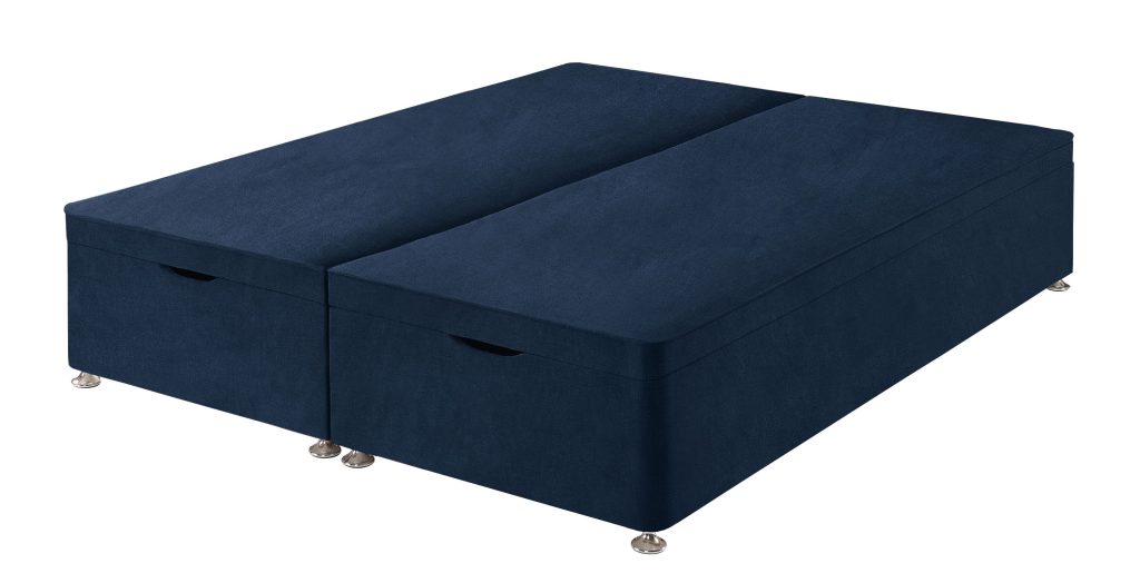 Harrison Spinks Classic Ottoman Divan Base - Seven Navy, Super King
