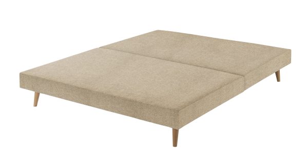 Harrison Spinks Premium Slim Divan Base  Herringbone Cotton Small Double | Bed Sava