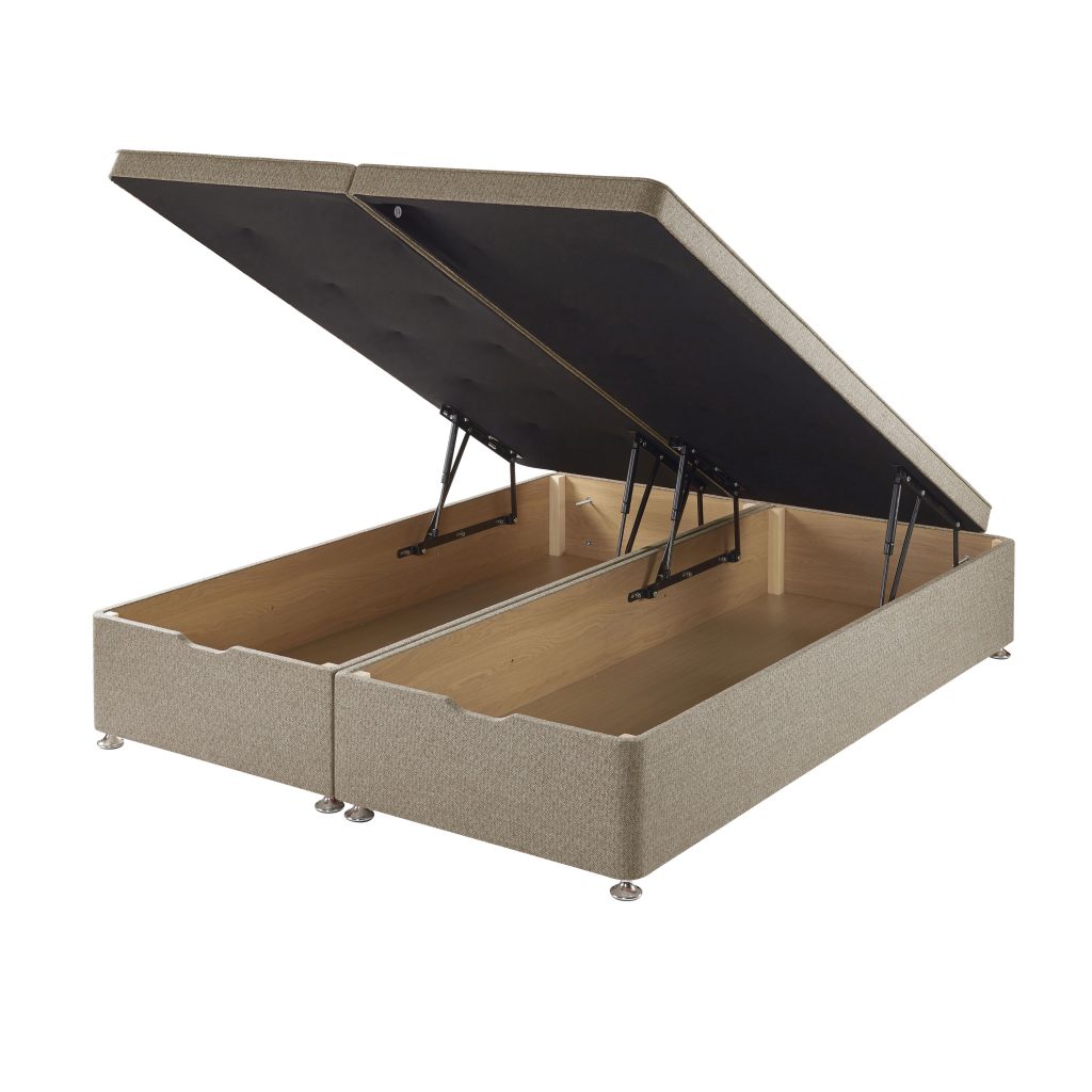 Harrison Spinks Classic Ottoman Divan Base - Rustika Pale Grey, Super King