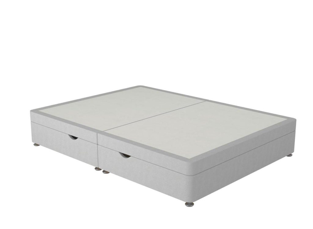 Sleepeezee Contemporary Ottoman Divan Bed Base  60 Super King  Silver | Bed Sava