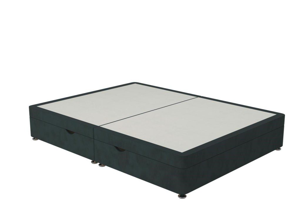 Sleepeezee Contemporary Ottoman Divan Bed Base  46 Double  Green | Bed Sava