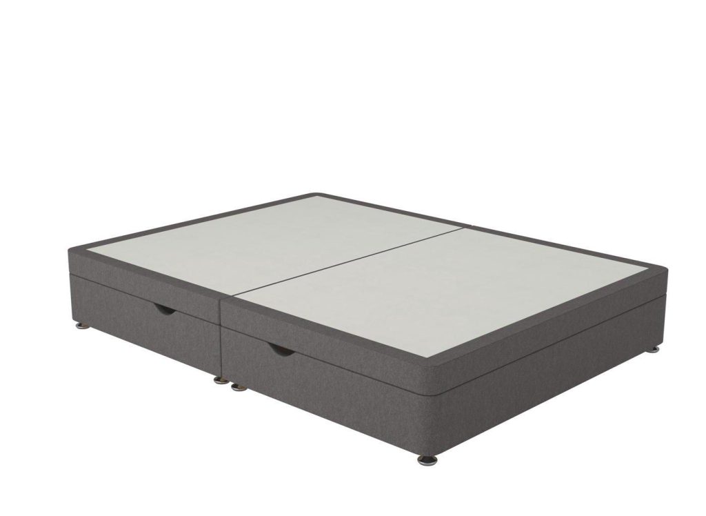Sleepeezee Contemporary Ottoman Divan Bed Base  60 Super King  Grey | Bed Sava