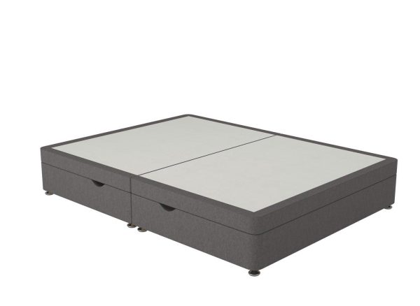 Sleepeezee Contemporary Ottoman Divan Bed Base  60 Super King  Grey | Bed Sava