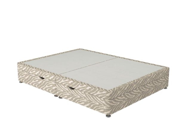 Sleepeezee Contemporary Ottoman Divan Bed Base  40 Small Double  Grey | Bed Sava