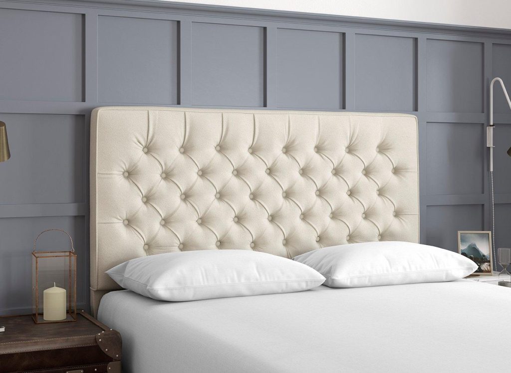 TheraPur Bracken Headboard  30 Single  Cream | Bed Sava