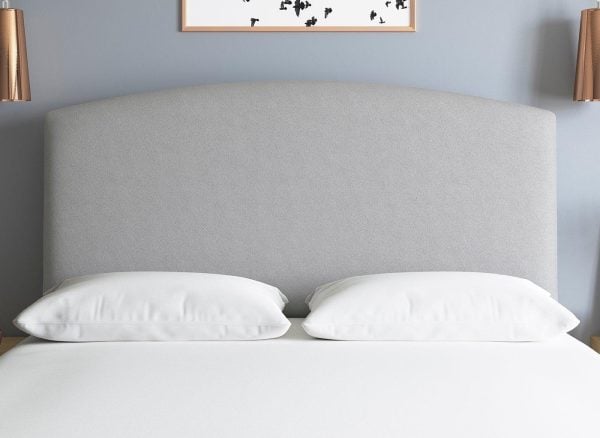 TheraPur® Laurel Headboard  40 Small Double  Silver | Bed Sava