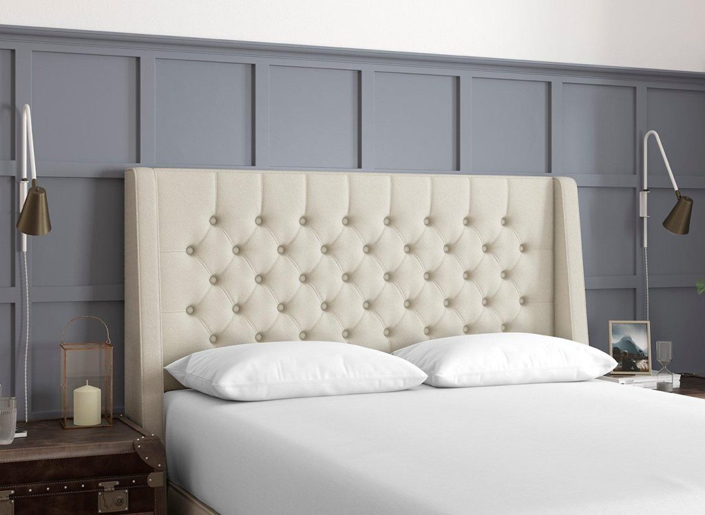 TheraPur Buckler Headboard  30 Single  Cream | Bed Sava
