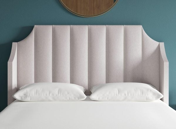 TheraPur Holly Headboard  46 Double  Silver | Bed Sava