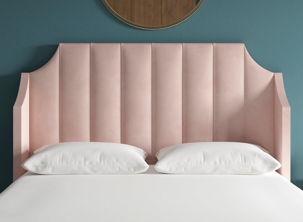 TheraPur Holly Headboard  60 Super King  Pink | Bed Sava
