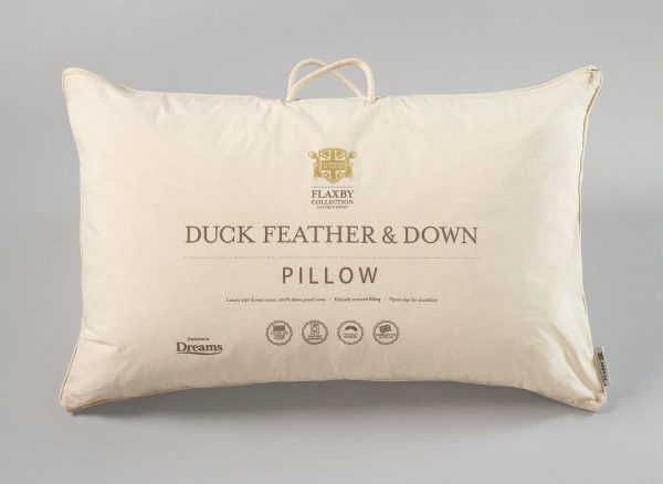 Flaxby Duck Feather  Down Pillow | Bed Sava