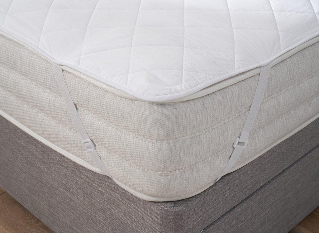Flaxby Quilted Pure Cotton Mattress Protector - 5'0 King