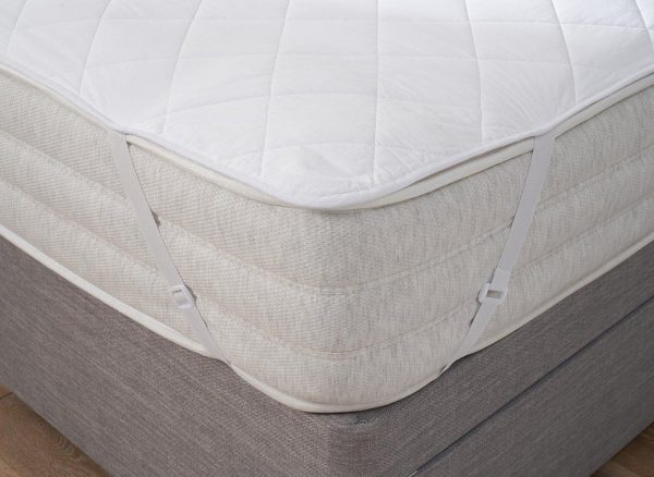 Flaxby Quilted Pure Cotton Mattress Protector  50 King | Bed Sava