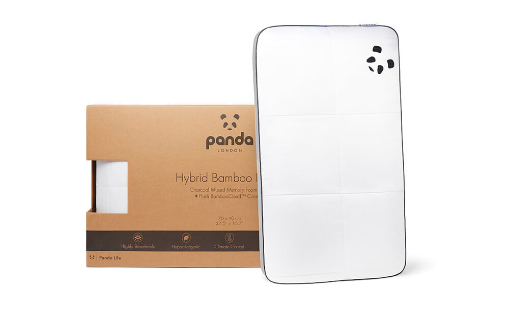Panda Hybrid Bamboo Pillow, Standard Pillow Size