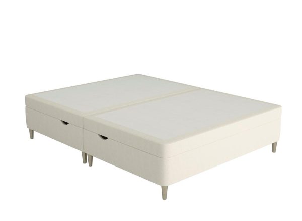 Therapur Slimline Ottoman  46 Double  Cream | Bed Sava