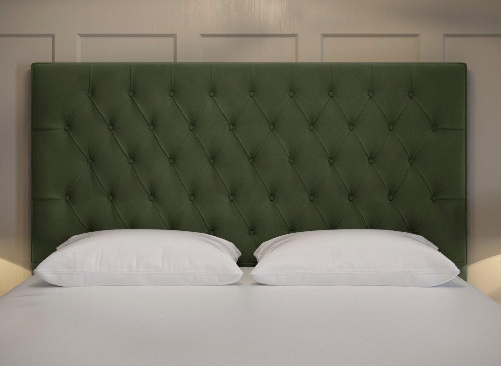 Dream Team Felixstowe Headboard  60 Super King  Green | Bed Sava