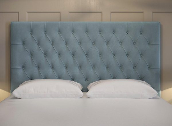 Dream Team Felixstowe Headboard  60 Super King  Blue | Bed Sava