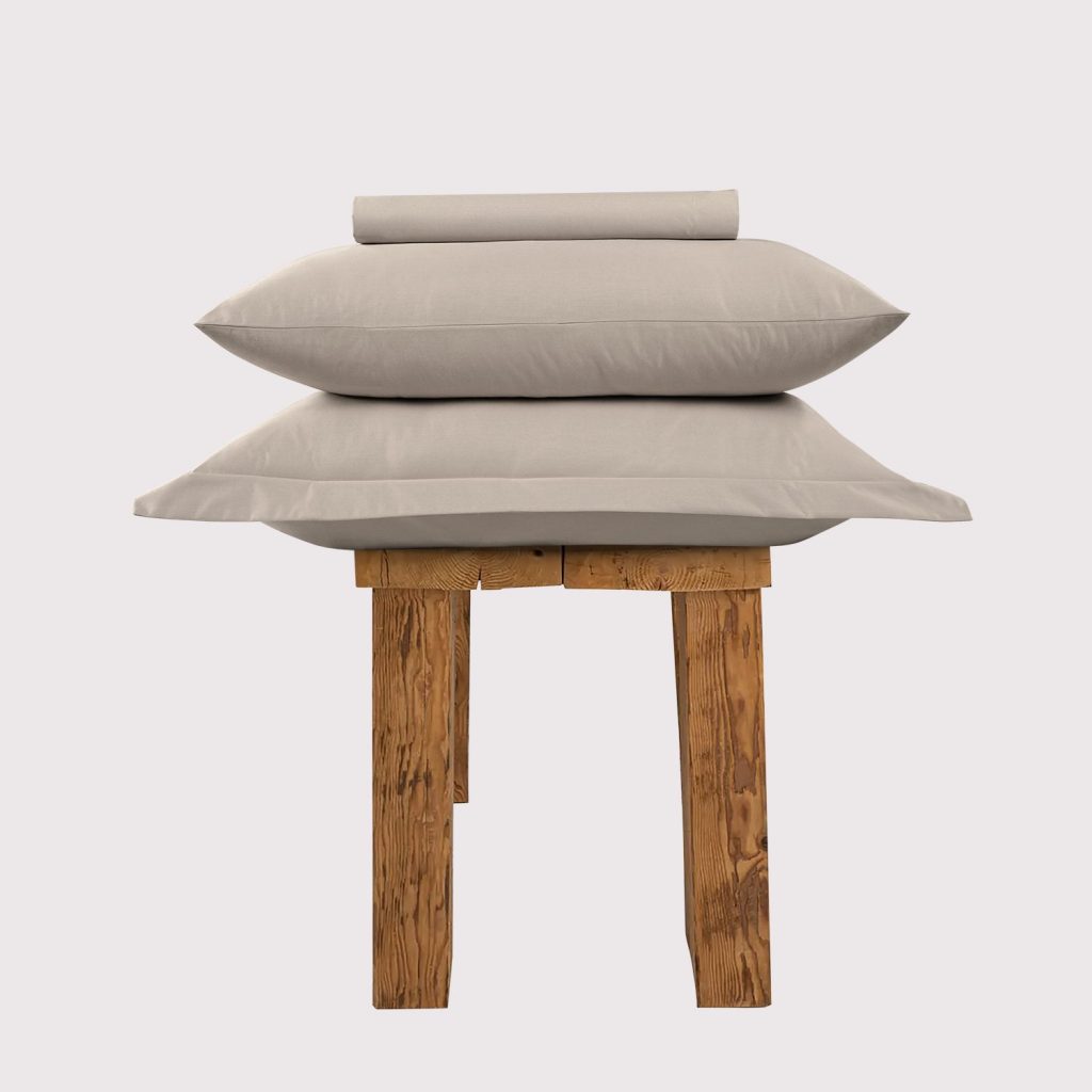 800 Thread Count Egyptian Cotton Grand Splendour Lux Sheet Set - Simply Taupe, Super King / Deep Fitted / Oxford