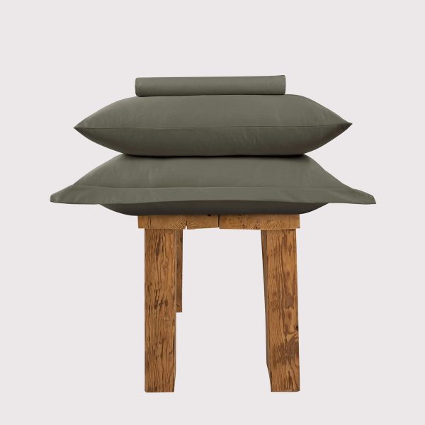 800 Thread Count Grand Splendour LUXE Sheet Set  Sage Green Double  Flat  Standard | Bed Sava