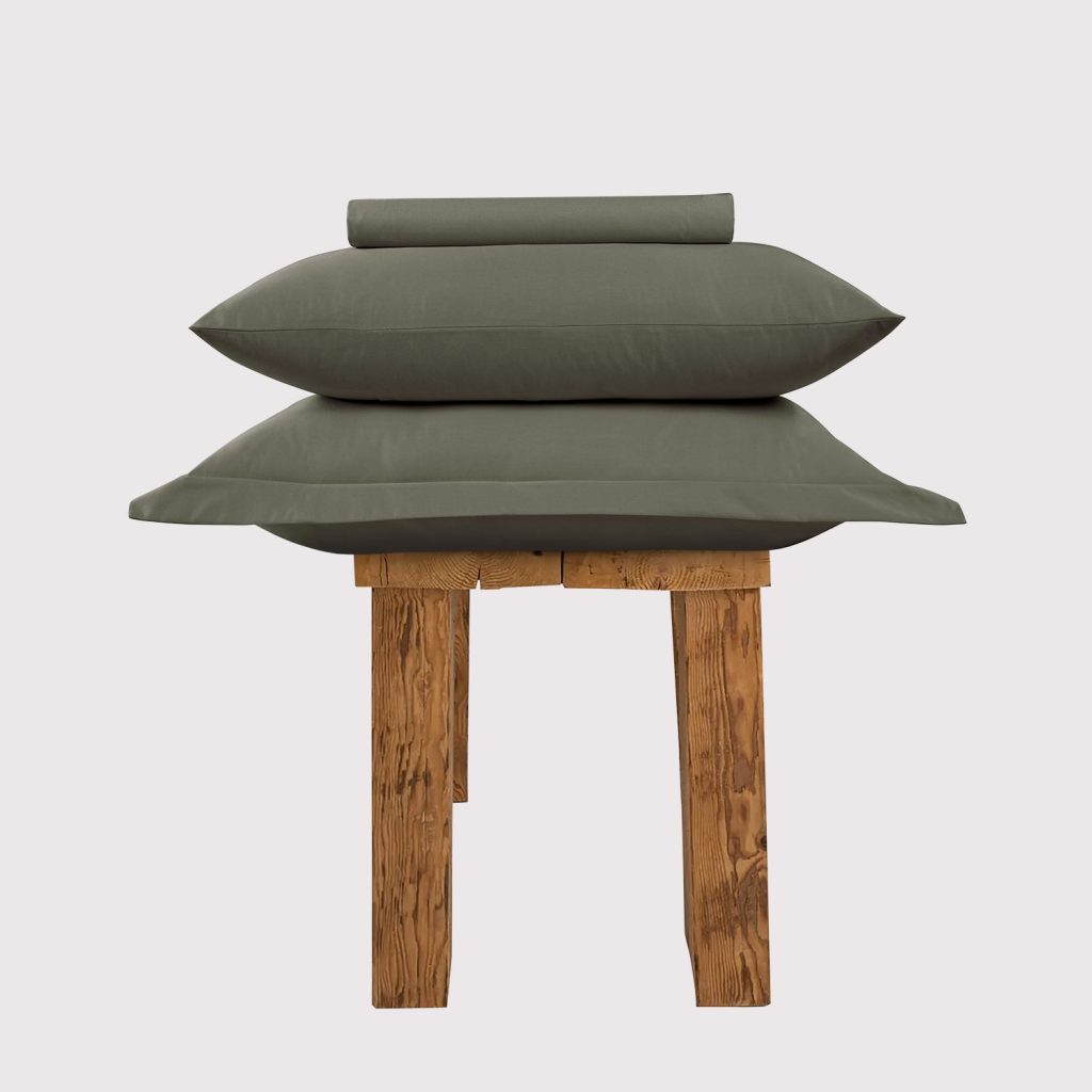800 Thread Count Grand Splendour LUXE Sheet Set - Sage Green, Double / Flat / Oxford