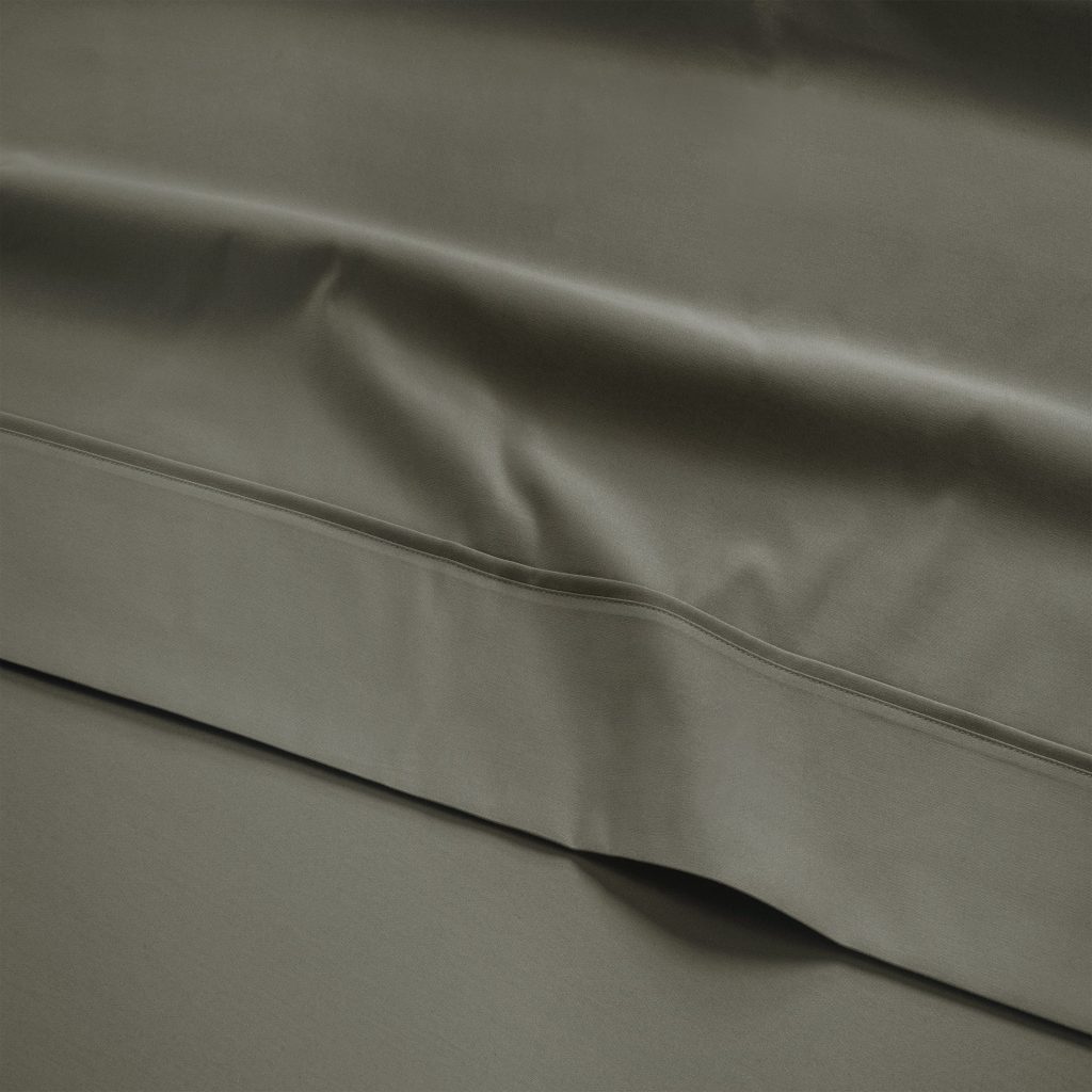 300 Thread Count Peaceful Empress Percale Flat Sheet - Sage Green, Single / Sage Green