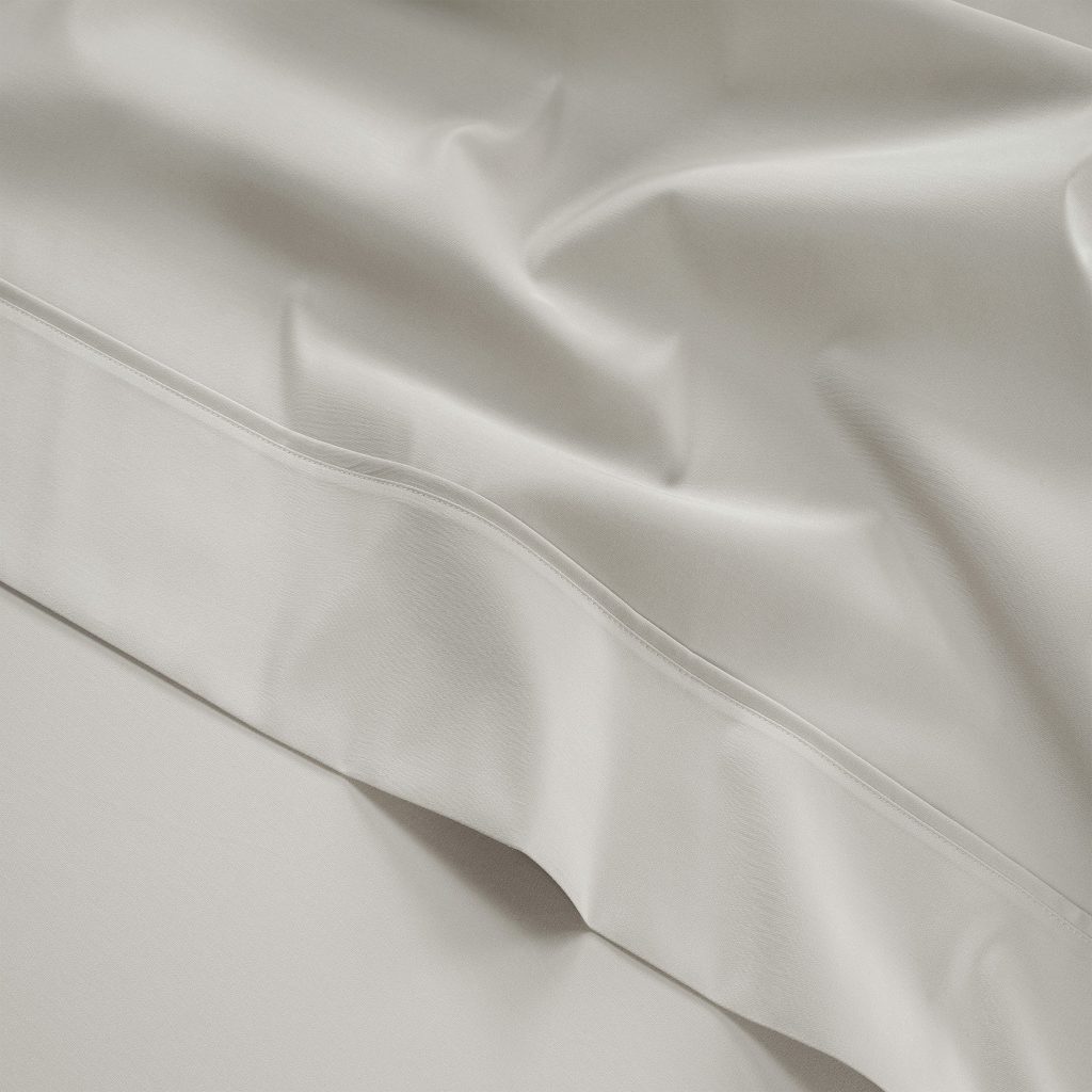 300 Thread Count Peaceful Empress Percale Flat Sheet - Oyster Mushroom, Single / Oyster Mushroom