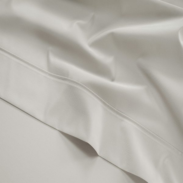 300 Thread Count Peaceful Empress Percale Flat Sheet  Oyster Mushroom King  Oyster Mushroom | Bed Sava