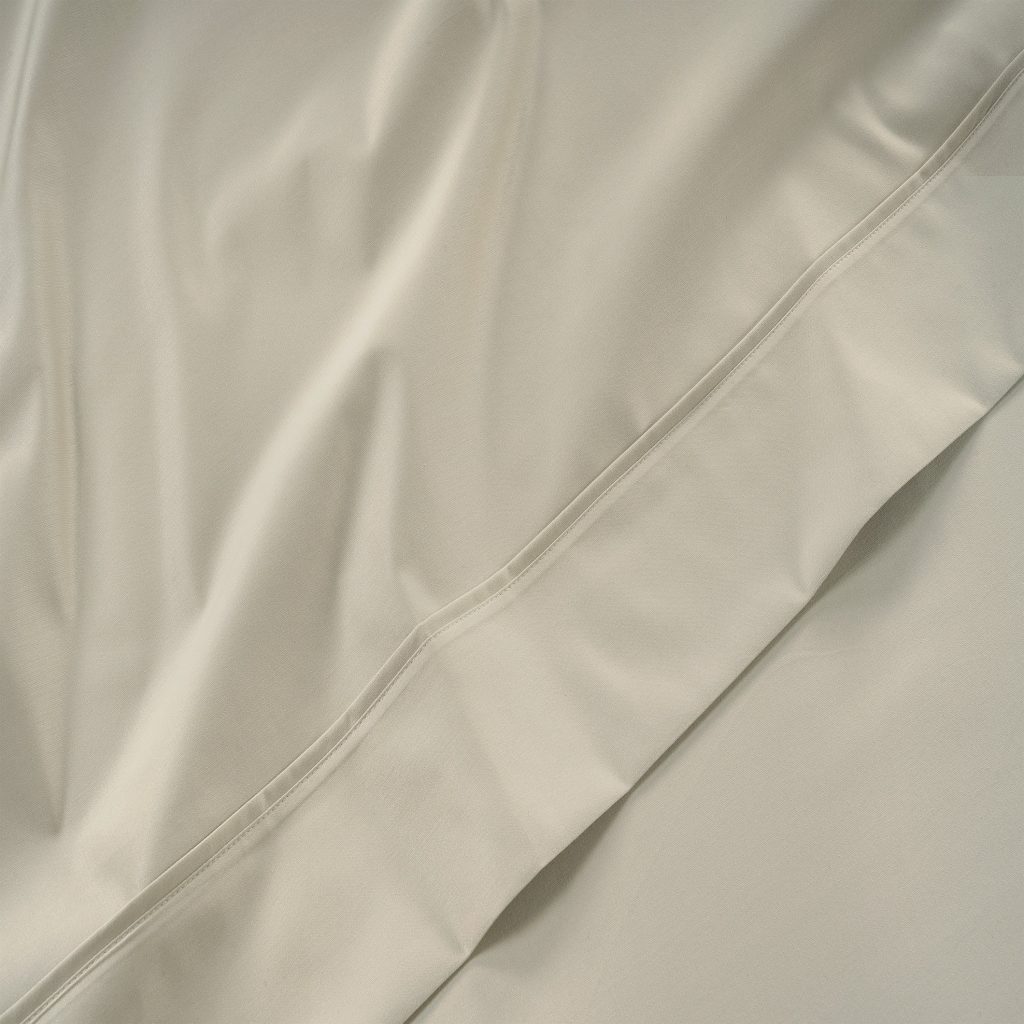 300 Thread Count Peaceful Empress Percale Flat Sheet - Oatmeal, Single / Oatmeal