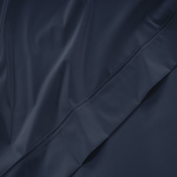 300 Thread Count Peaceful Empress Percale Flat Sheet  Graphite Grey Double  Graphite Grey | Bed Sava