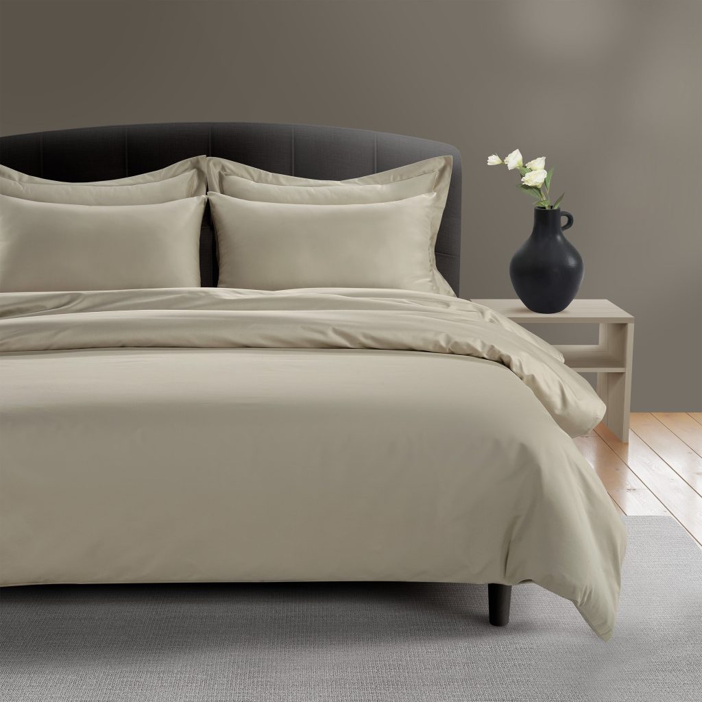 Peaceful Empress Duvet Cover - Oatmeal, Double / Oatmeal