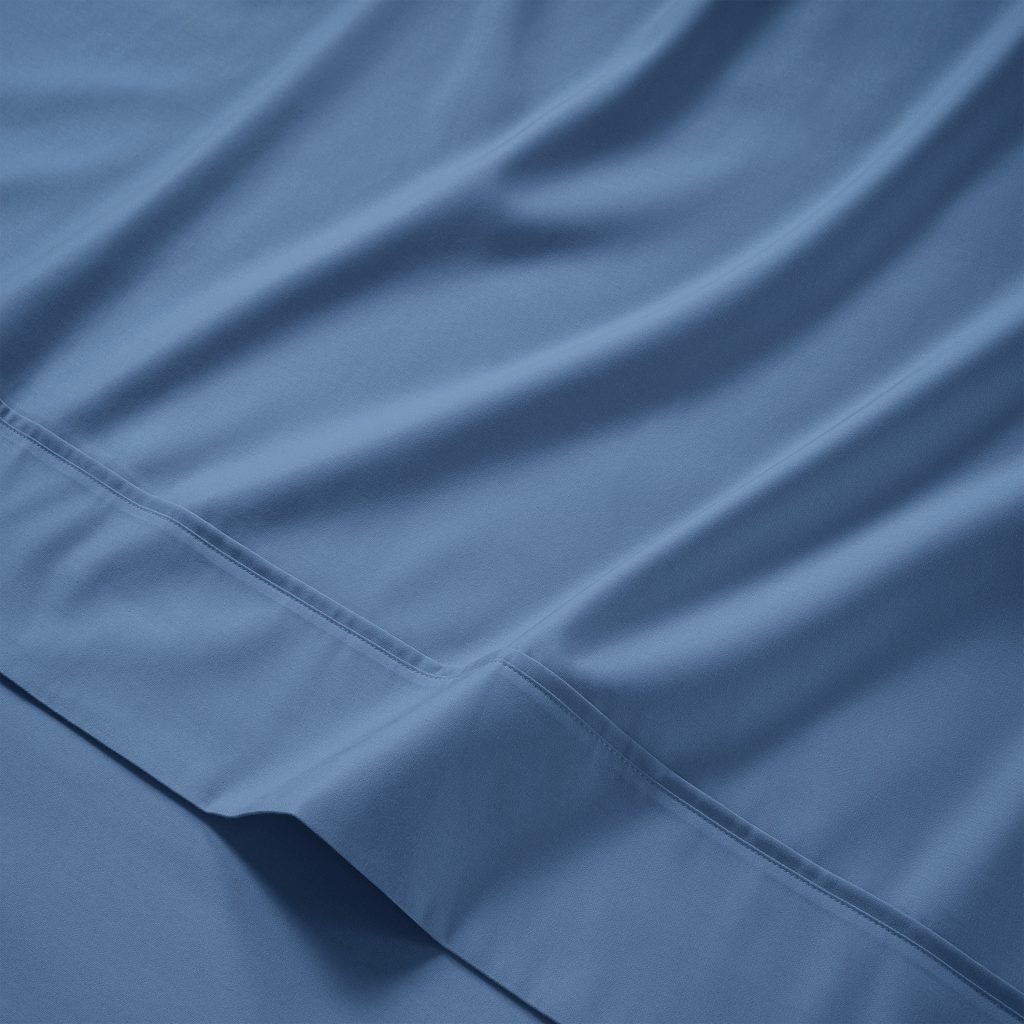 300 Thread Count Peaceful Empress Percale Flat Sheet - Quiet Harbour, Super King / Quiet Harbour