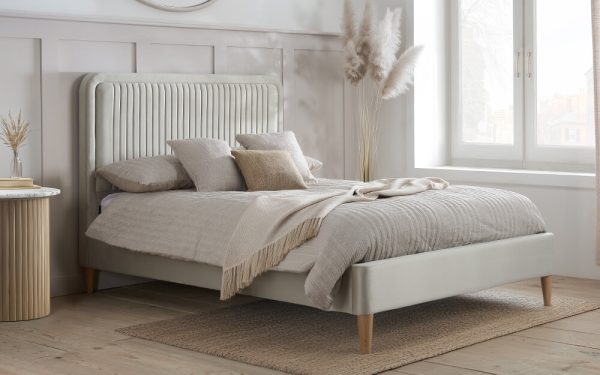 Novo Tallulah Fabric Bed Frame King Size | Bed Sava