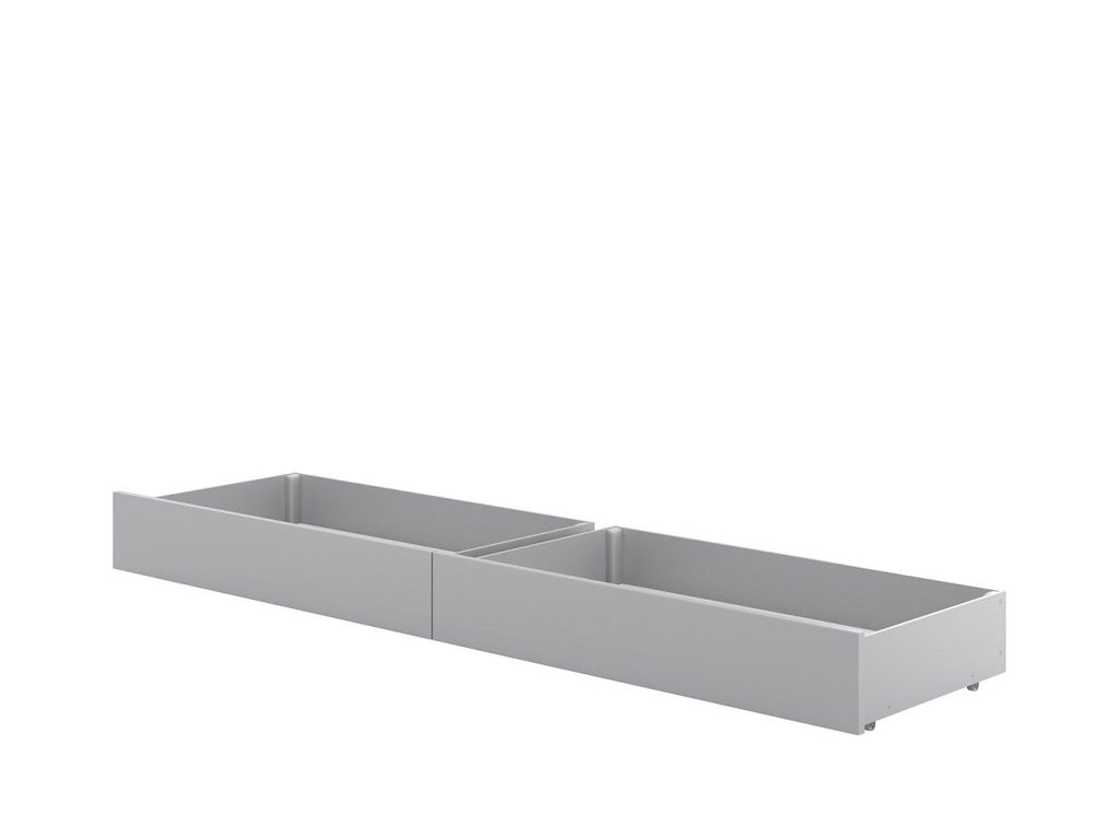 Kids Bunk Beds Drawers  Grey | Bed Sava