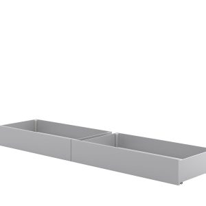 Kids Bunk Beds Drawers  Grey | Bed Sava