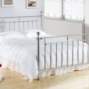 Time Living Alexander Chrome Bed Frame King Size | Bed Sava