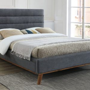 Time Living Mayfair Dark Grey Bed Frame Double | Bed Sava