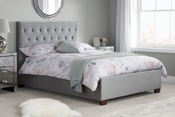 Birlea Cologne Grey Bed Double | Bed Sava