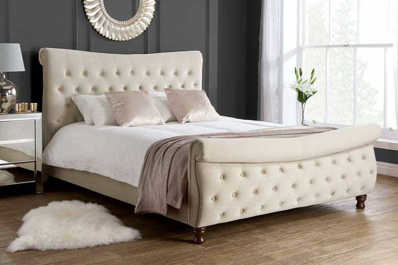 Birlea Copenhagen Warm Stone Bed, Super King