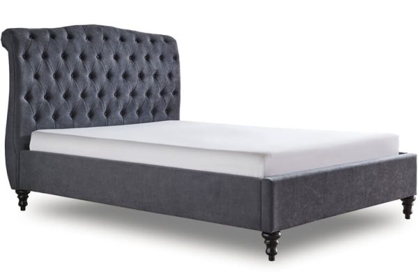Athens Upholstered Bed Limelight Pink Double | Bed Sava