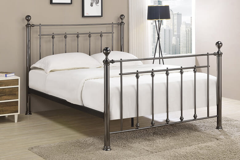 Bucharest Metal Bed, King Size