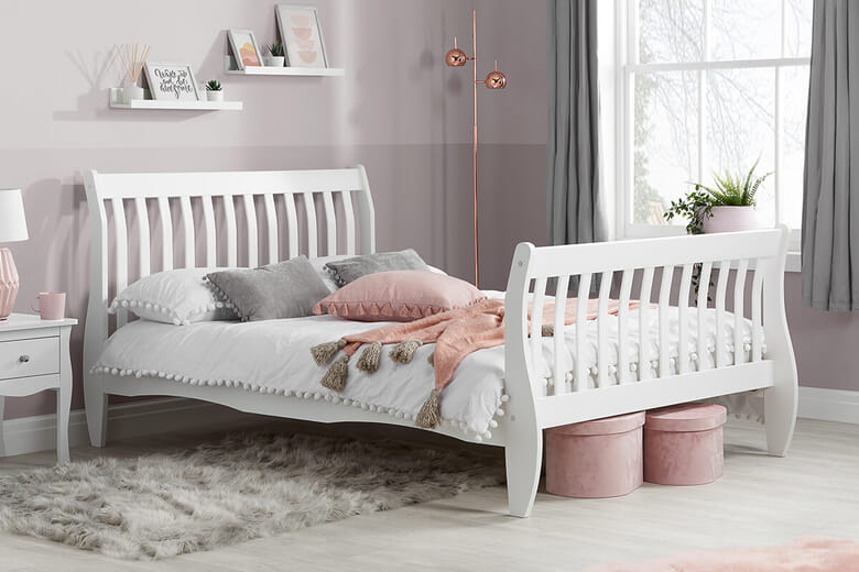 Birlea Belford White Bed, Double