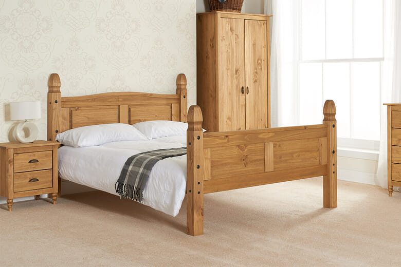 Birlea Corona High End Pine Bed, King Size