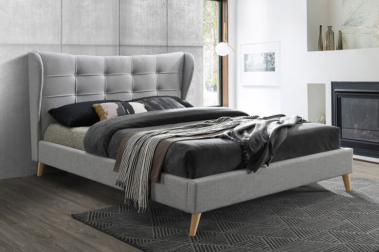Birlea Harper Grey Bed, King Size