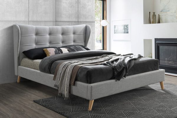 Birlea Harper Grey Bed Double | Bed Sava