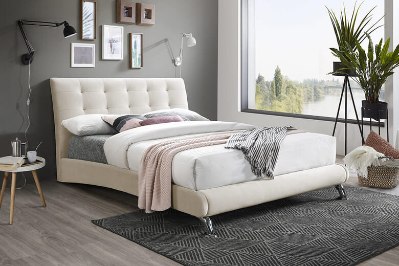 Birlea Hemlock Warm Stone Bed, Small Double
