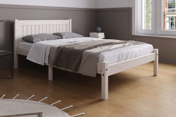 Birlea Rio White Bed Small Double | Bed Sava