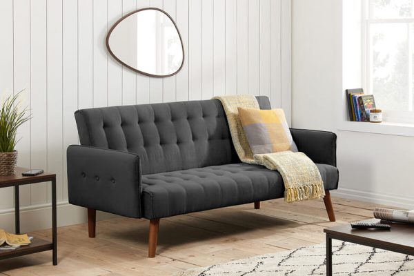 Birlea Hudson Grey Sofa Bed Sofa Bed | Bed Sava