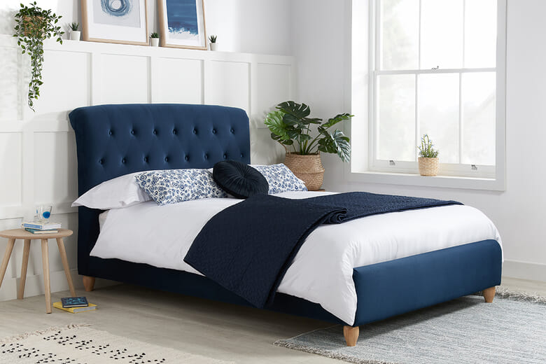 Birlea Brompton Midnight Blue Bed, Double