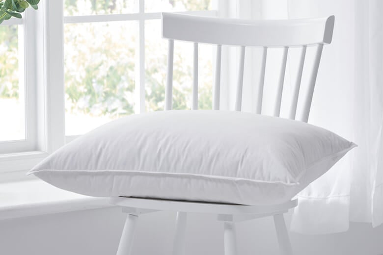 Bellissimo White Goose Down Surround Pillow, Pillow