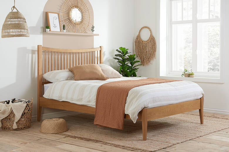 Birlea Berwick Solid Oak Bed, King Size