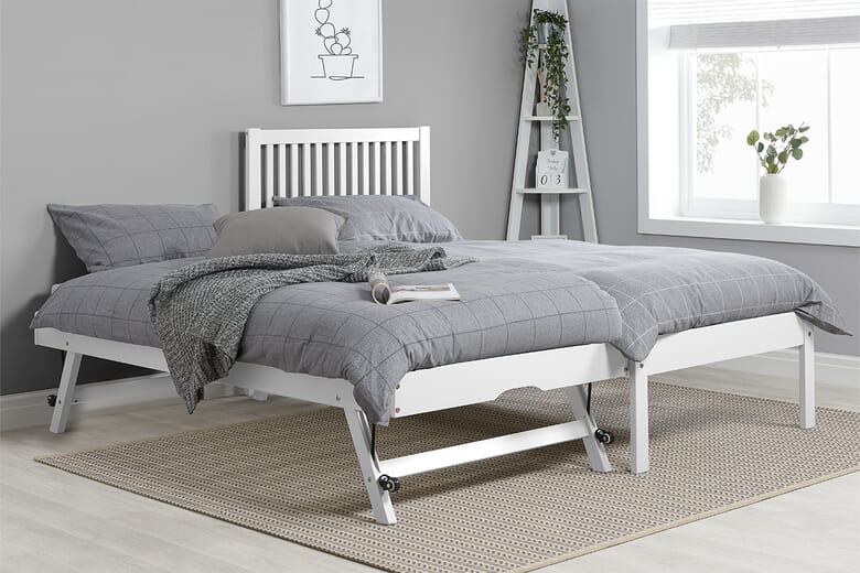 Birlea Buxton Pine Guest Bed, Birlea_White Pine, One Size